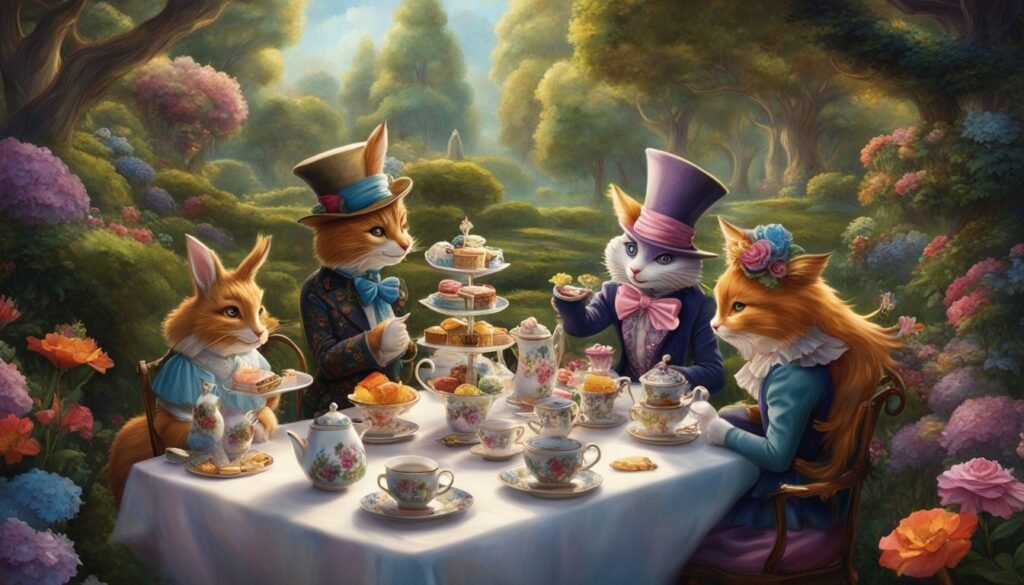 Alice in Wonderland Tea Set