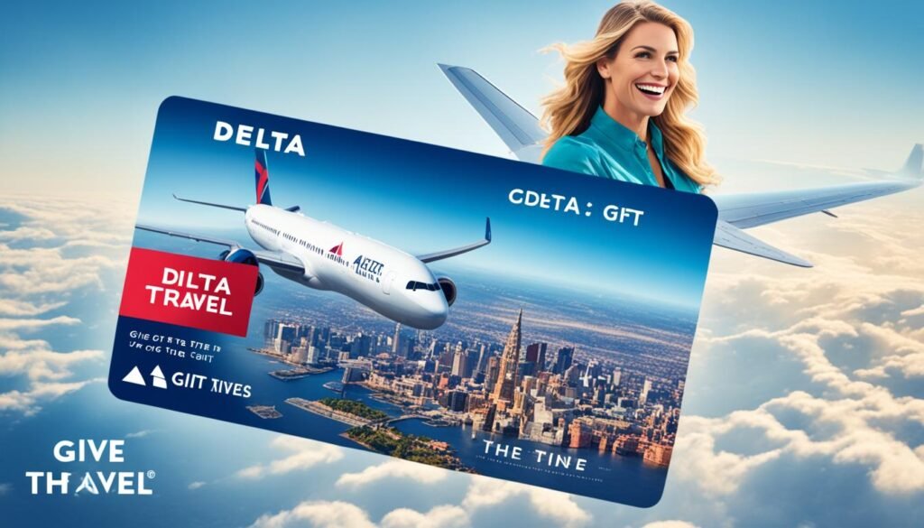 Delta Air Lines gift card benefits