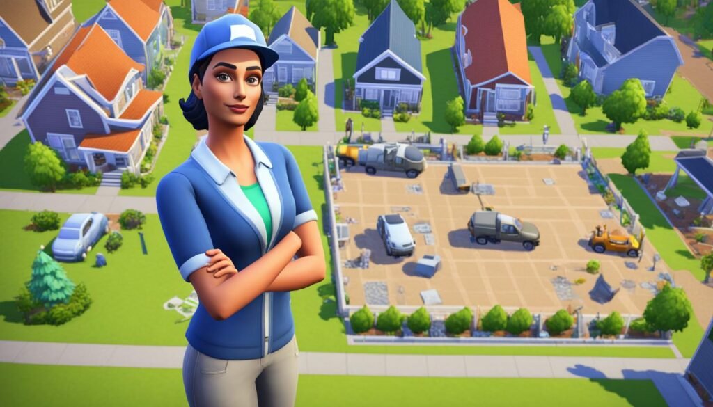 Home building in The Sims 4