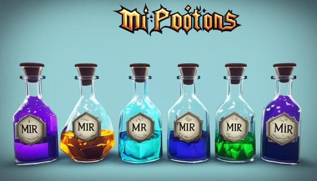 MIR4 potions and consumables