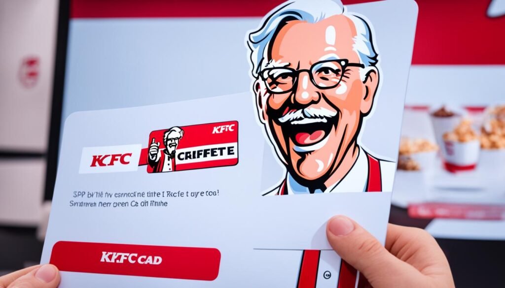 Redeem KFC Gift Card